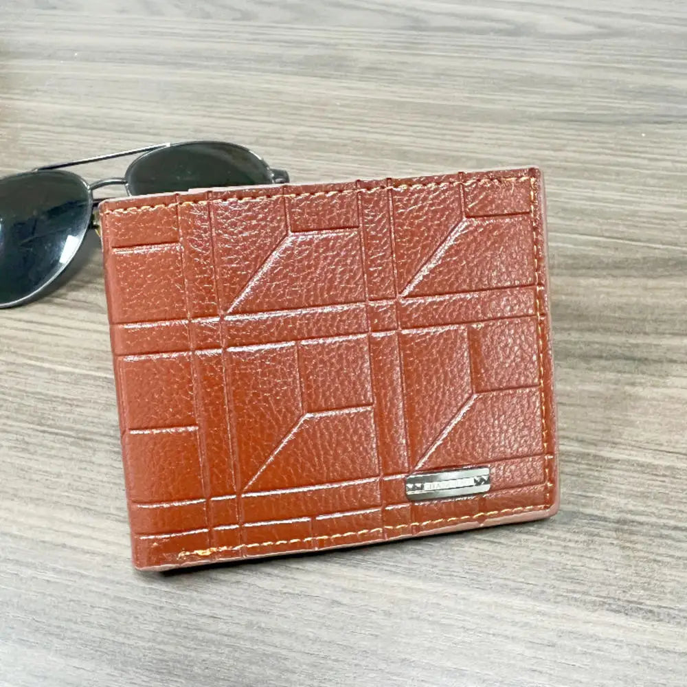 Vintage Pu Leather Wallet Minimalist Purse For Men Money Change Pouch Credit Card Holder Man Birthday Gifts - brown 3