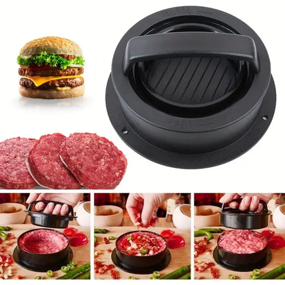 Burger Press Mold & Patty Press Maker -3 in 1 Stuffed Hamburger Patty Maker Perfect for Beef, Chicken Patties - Kitchen Press