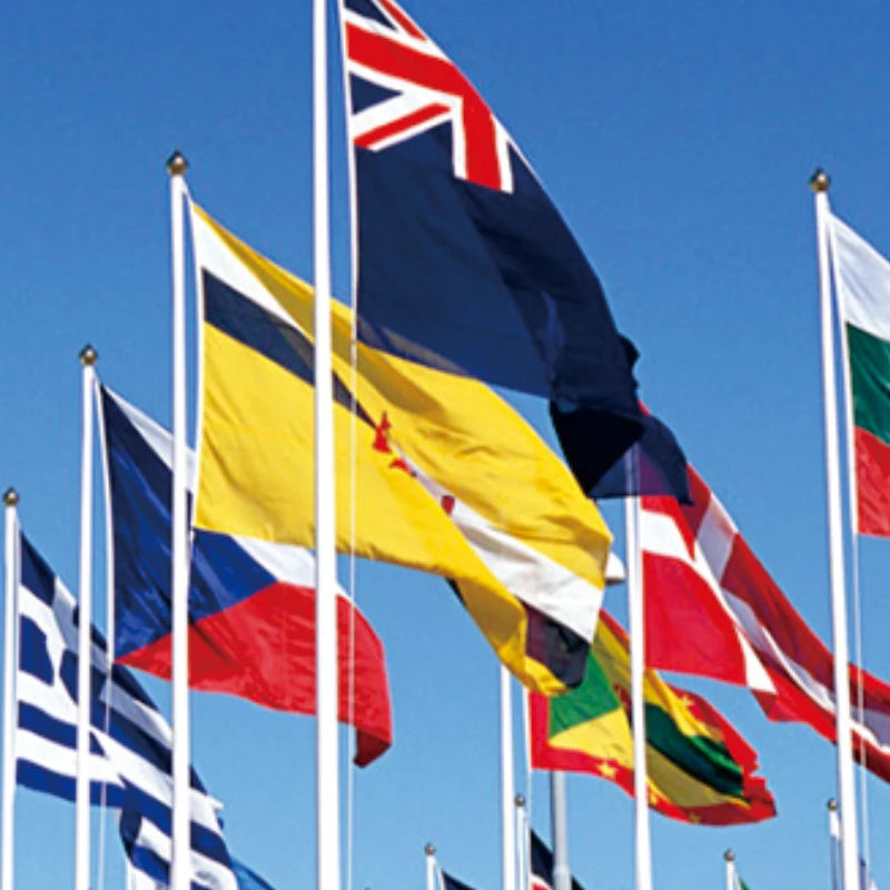 Custom Flags And Banner Flying Hanging Any Size Logo Free Design Advertising Polyester Customized Printed Decoration