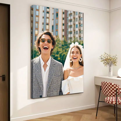 1pc custom canvas poster, your photo decorative painting, Personalized gifts For wall decor，customized gift as canvas wall ar