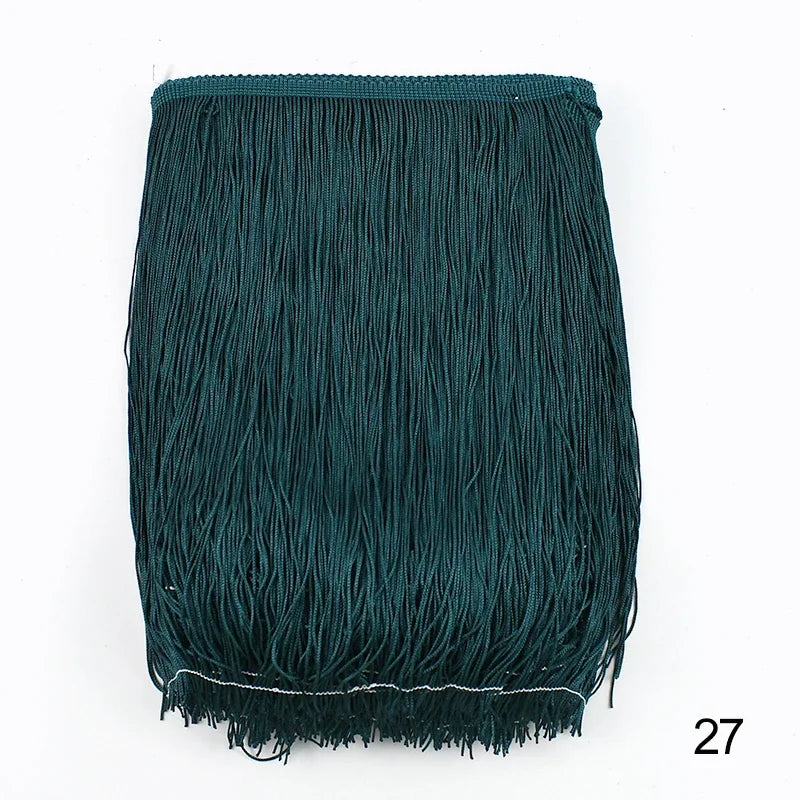 Lace Trim Fringe Tassels 2/5/10M, 30cm Long, For Curtain, Sewing, DIY Accessories - 27 / 30cm-10Yards