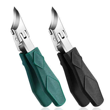 New Pointed-Nose, Beveled, Original Large-Opening Nail Clippers, Pointed-Nose Nail Cutters, Nail Trimmers, Household Pedicure