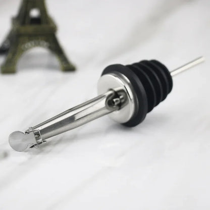Stainless Steel Wine Olive Oil Pourer Dispenser Spout Glass Bottle Pourer Cap Spout Stopper Mouth Dispenser Bartender - 3