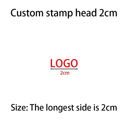 M8 Logo Customized Iron Branding Stamp Personalized Customization Wooden Soldering Iron Seal Customized Leather Stamping Seal