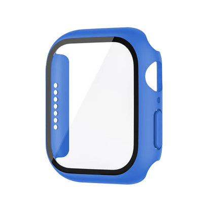 Tempered Glass+Case For Apple Watch 38mm 40mm 41mm 42mm 44mm 45mm 46mm Screen Protector Protective Cover iWatch 10 8 7 9 6 SE