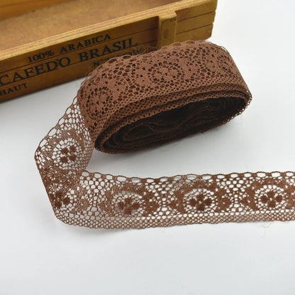 Lace Trim, 10 Yards High Quality Lace Tape, 40MM Wide Embroidered Trim for Sewing, DIY Crafts, Scrapbooking Projects, Gift Wr