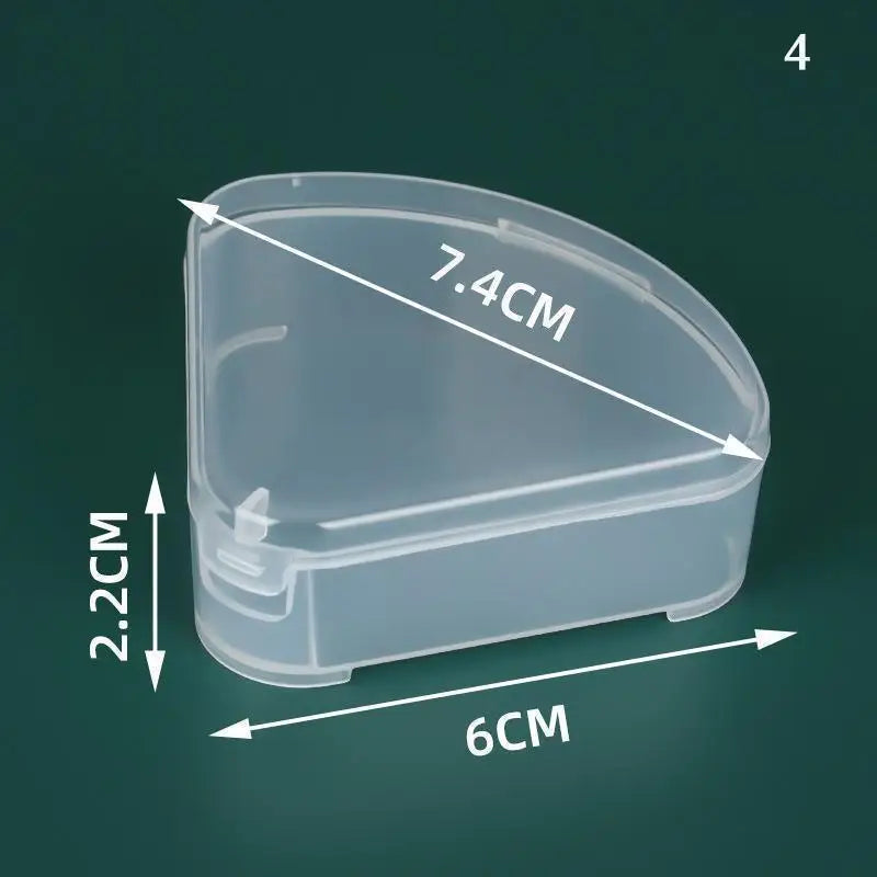Mini Plastic Box Rectangular Box Translucent Box Packing Box Storage Box Dustproof Solid Strong Jewelry Storage Case Containe