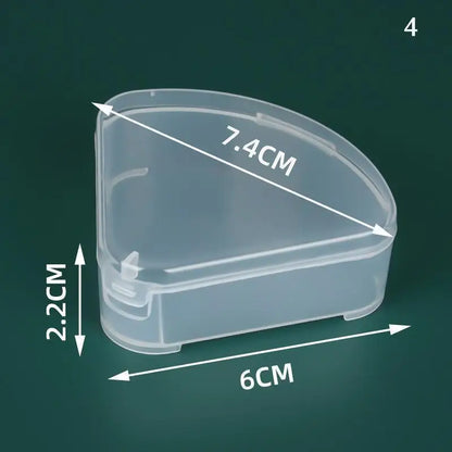 Mini Plastic Box Rectangular Box Translucent Box Packing Box Storage Box Dustproof Solid Strong Jewelry Storage Case Containe