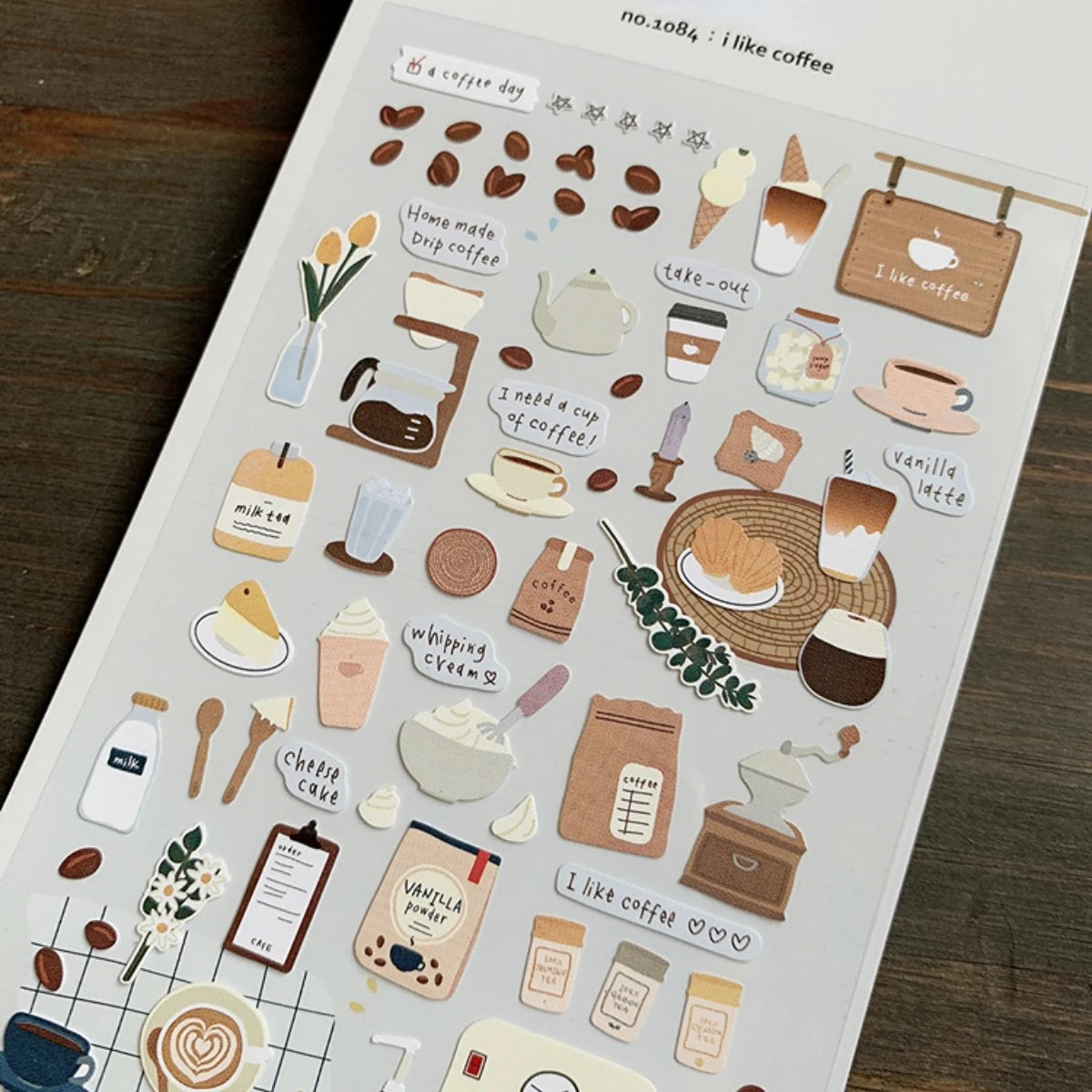 Korean Import Suatelier Baking Bread Cake Desserts Food Stickers Scrapbooking Diy Journal Stationery Sticker Deco School Supp
