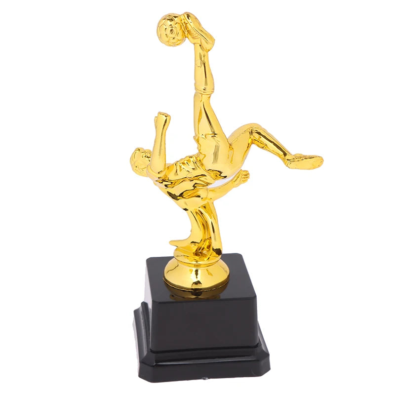 Football Trophy Award Souvenir Plastic Toy Party Award Trophies Competition Winner Mini Soccer Trophy For Kids Gift