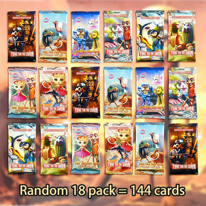 Italian Brainrot Collection Cards Trading Cards Game Card Battle Carte Toystung Sahur Tralalero Tralala For Fans Children Gif