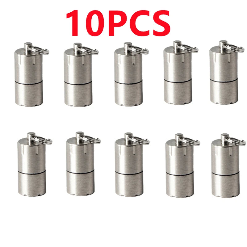 Outdoor Creative Mini Lighter Retro Keychain Pendant Cigar Cigarettes Smoking Accessories Lighters Funny Gadgets - 10 silver