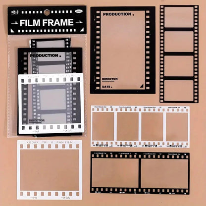 15 Sheets Of Transparent Retro Adhesive Collage Hand Account Decoration Material Sticker Pack, Album Scrapbooking Decor Suppl