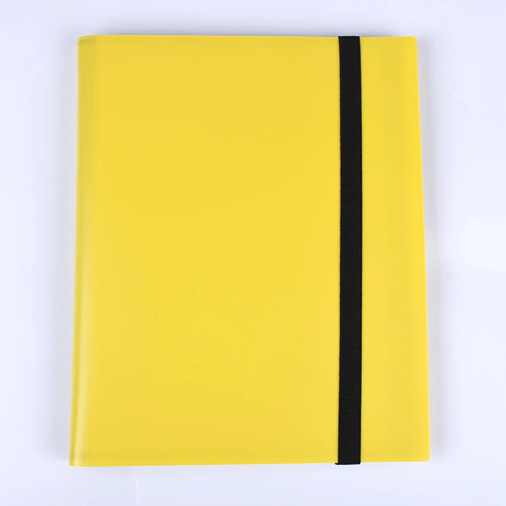 160/360 Cards Capacity Pocket Holder Binders Albums for CCG MTG Magic Yugioh Board Game Card Book Sleeve Photo Holder - Yello