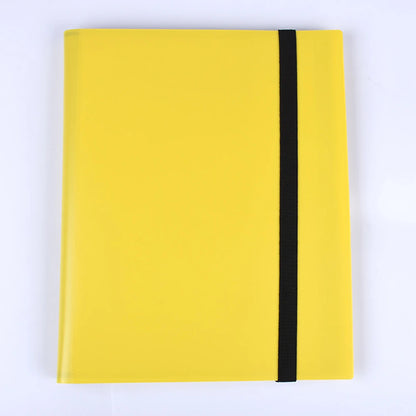 160/360 Cards Capacity Pocket Holder Binders Albums for CCG MTG Magic Yugioh Board Game Card Book Sleeve Photo Holder - Yello