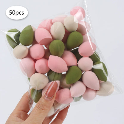 10/20/30/50/100Pcs Mini Makeup Sponge, Expands When Exposed to Water, Suitable for All Skin Types - 50Pcs D