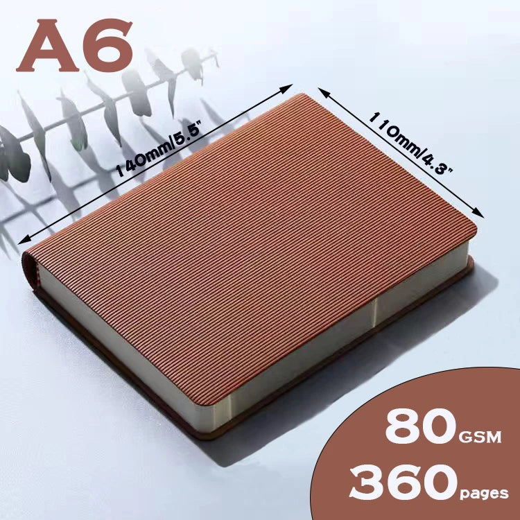 Notebooks A6 360P Lined/Blank Page Diary Planner Journal Notepad Stationery For Office School Supplies Bullet Sketch Agenda 2