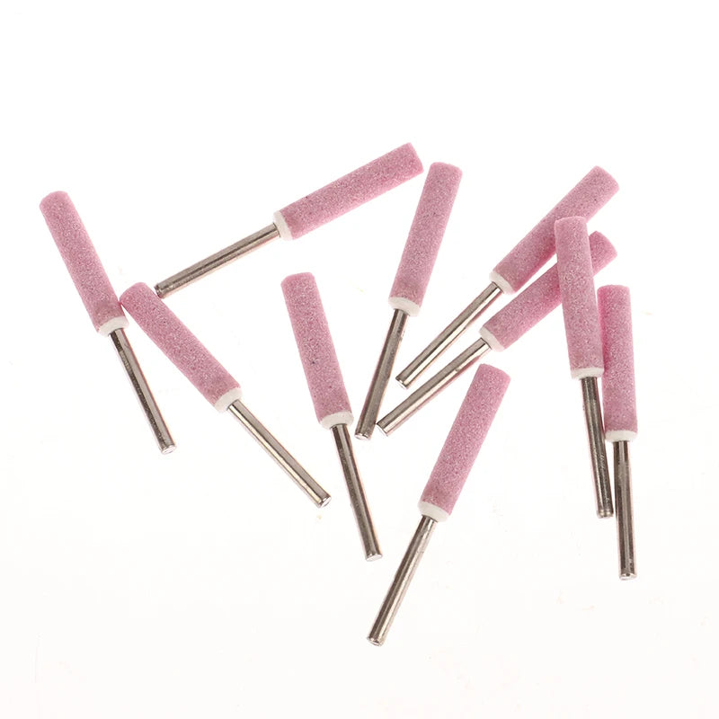 10Pcs Chainsaw Sharpener Grinding Stone File 4/4.8/5.5/6mm Chains Saw Sharpening Set Polishing Metals Chainsaw Sharpener Ston