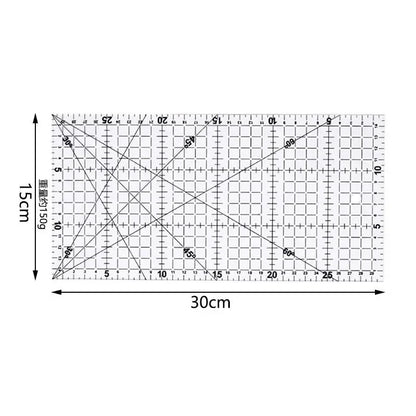 1pc Patchwork Ruler Quilting Tools Sewing Patchwork Rulers Fabric Cloth Cutting Ruler Drawing Ruler Tailor Sewing Accessories