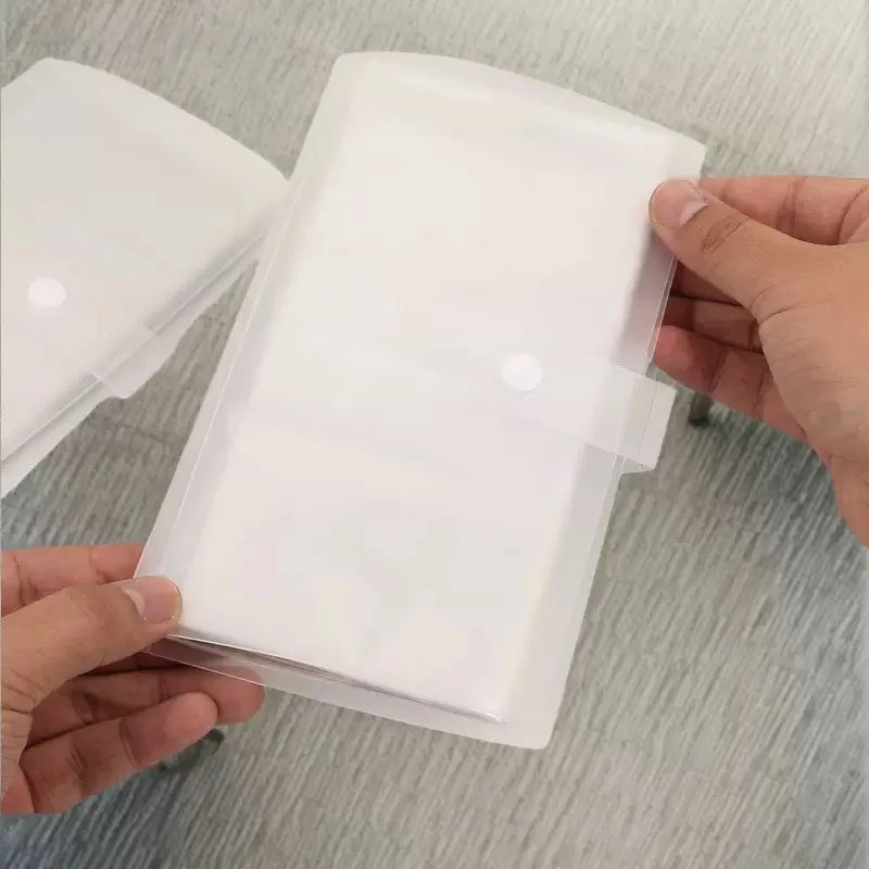 120/240 Slot Card Holder Photo Album Business Card Book Star Chasing Business Three Inch Transparent Card Bag