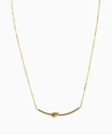 Stainless Steel Vintage Textured Delicate Necklace - C39