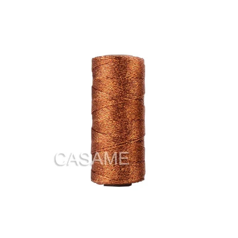 1.5mm 100M Gold Silver Macrame Cord Rope String for Sewing DIY Rope 100M Macrame Rope String for Sewing and Crafts Thread Twi