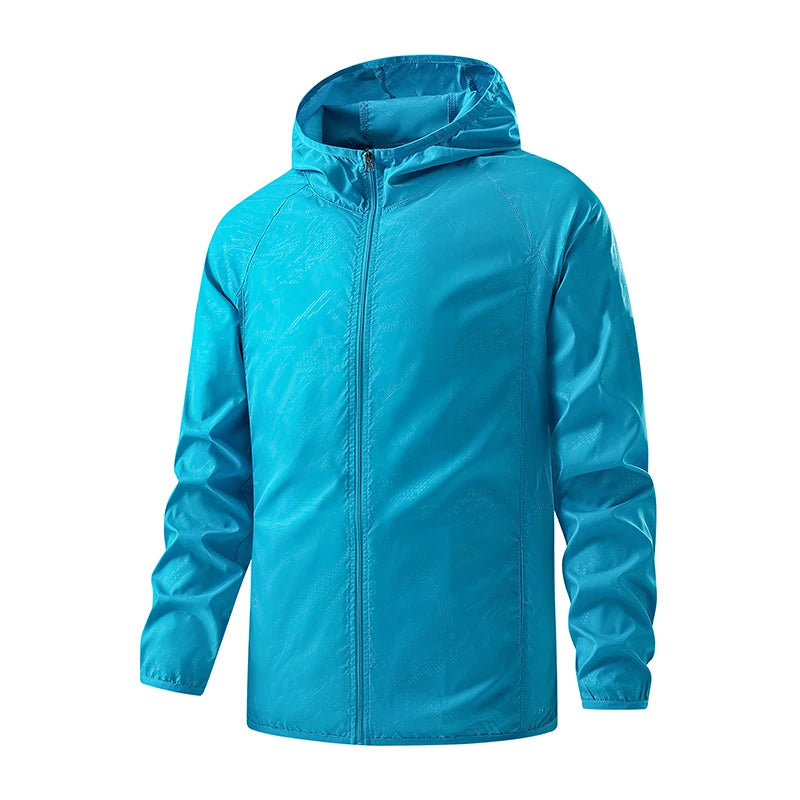 LNGXO Waterproof Hiking Jackets for Men and Women Sun Protection Windbreaker Camping Climbing Rain Coat Unisex Portable Cloth