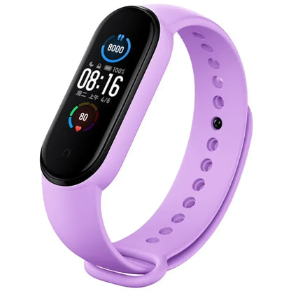 Watch Strap For Xiaomi Mi Band 7 6 5 4 3 Wristband Silicone Bracelet Wrist Straps MiBand 3/4 band5 band6 Smartwatch Accessori