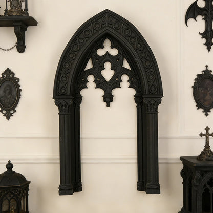 Cross-Border Gothic Style Double Column Arch Wall Decor Frame For Retro-Style Home Wall Art Decor Scenario