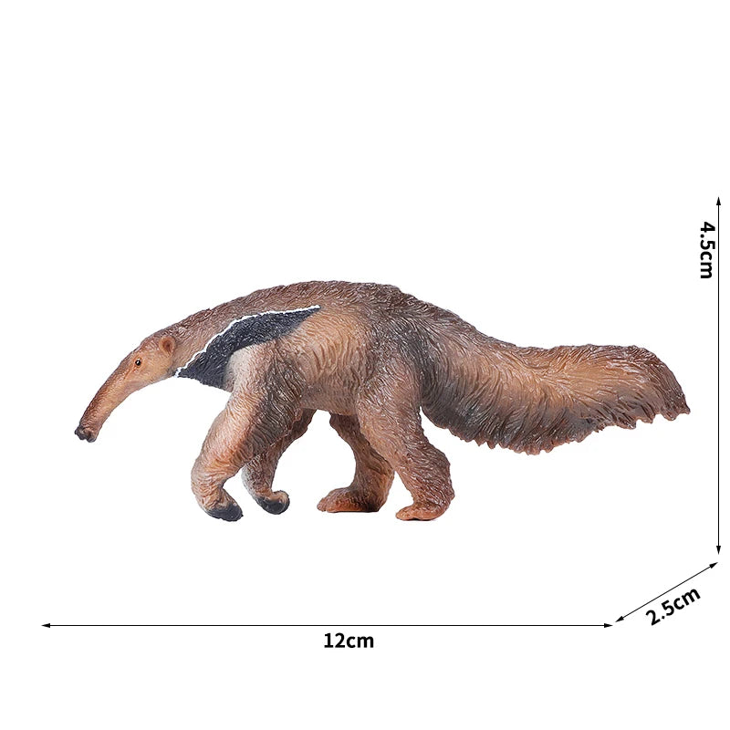 Simulation Wild Animal Model Wolf Monkey Fox Pangolin Squirrel Chinchilla Donkey Sloth Realistic Animal Figures Toys For Kids