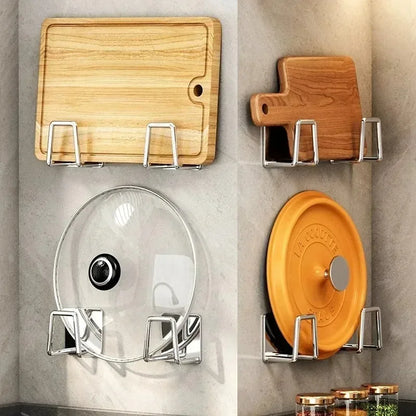 Kitchen Sponges Holder Stainless Steel Sink Shelf Adhesive Holders Drain Drying Rack Wall Hooks Accessories Storage Organizer