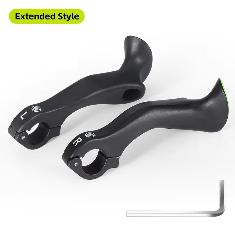 WEST BIKNG Bicycle Bar Ends Ergonomic MTB Mountain Road Gravel Bike Inner Bar Ends Alloy Plug Auxiliary Handlebar Cycling Par