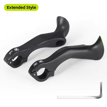 WEST BIKNG Bicycle Bar Ends Ergonomic MTB Mountain Road Gravel Bike Inner Bar Ends Alloy Plug Auxiliary Handlebar Cycling Par