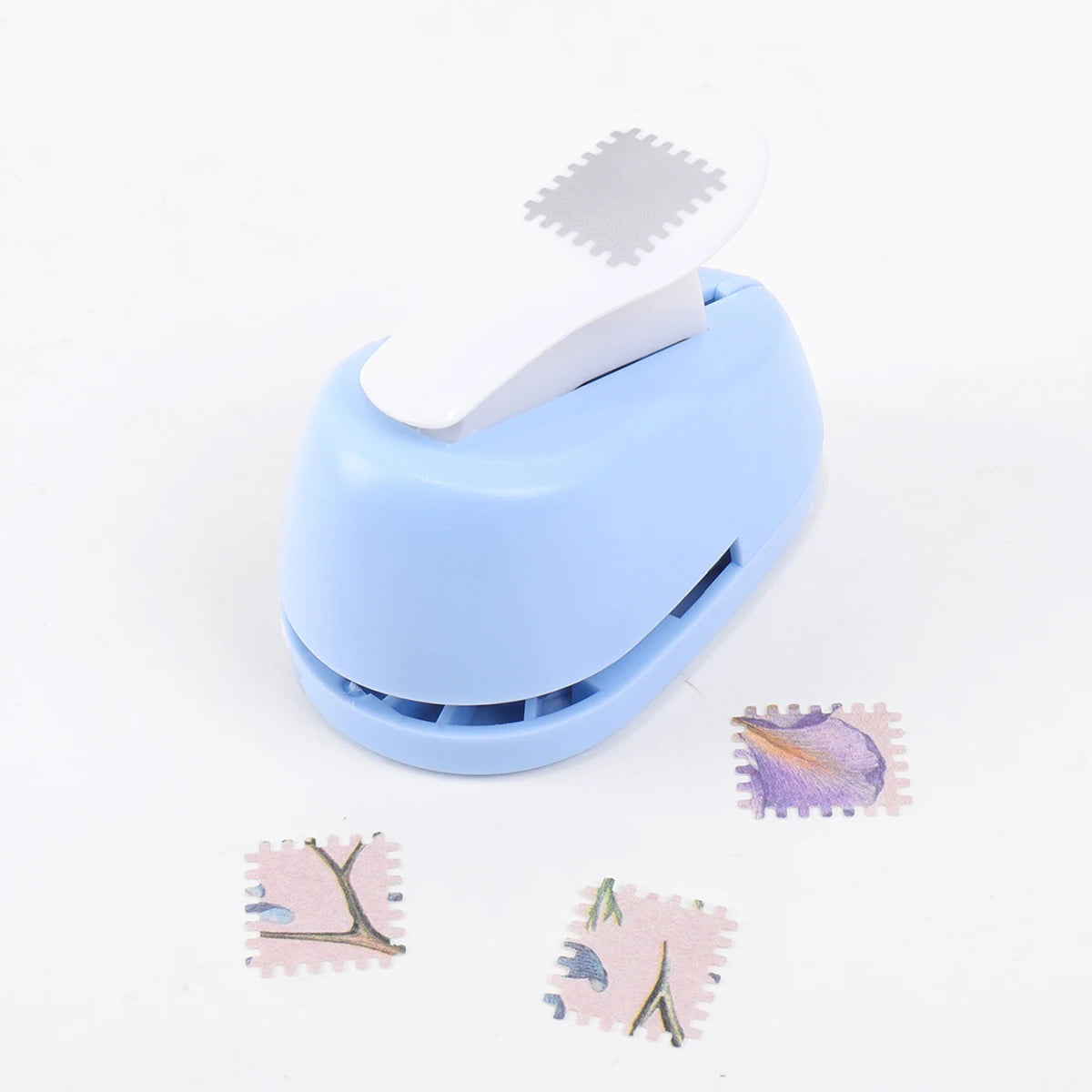 Stamp Shaped Paper Punch, Portable Hole Puncher for Crafts, Scrapbooking Supplies, DIY Card Making & Paper Crafting Tool