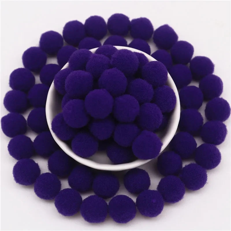 Pompon Balls 8mm 10mm 15mm 20mm 25mm 30mm Fluffy Pompoms Crafts Pompom Diy Handmade Kids Toy Wedding Decoration Craft Supplie