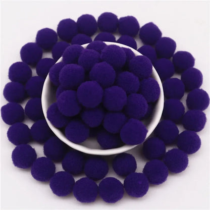 Pompon Balls 8mm 10mm 15mm 20mm 25mm 30mm Fluffy Pompoms Crafts Pompom Diy Handmade Kids Toy Wedding Decoration Craft Supplie