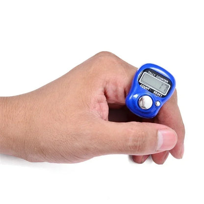 2PCS Mini Electronic Finger Counter Hand Tally Clicker Counter Ring Digital Counters Knitting Row Counter Stroke Contador