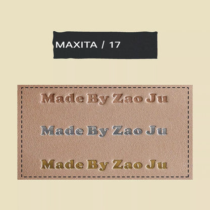 MAXITA Movable Type Hot Foil Stamping Kit | English Brass Type Set for Leather Craft, Packaging, and DIY Embossing 306Pcs - F