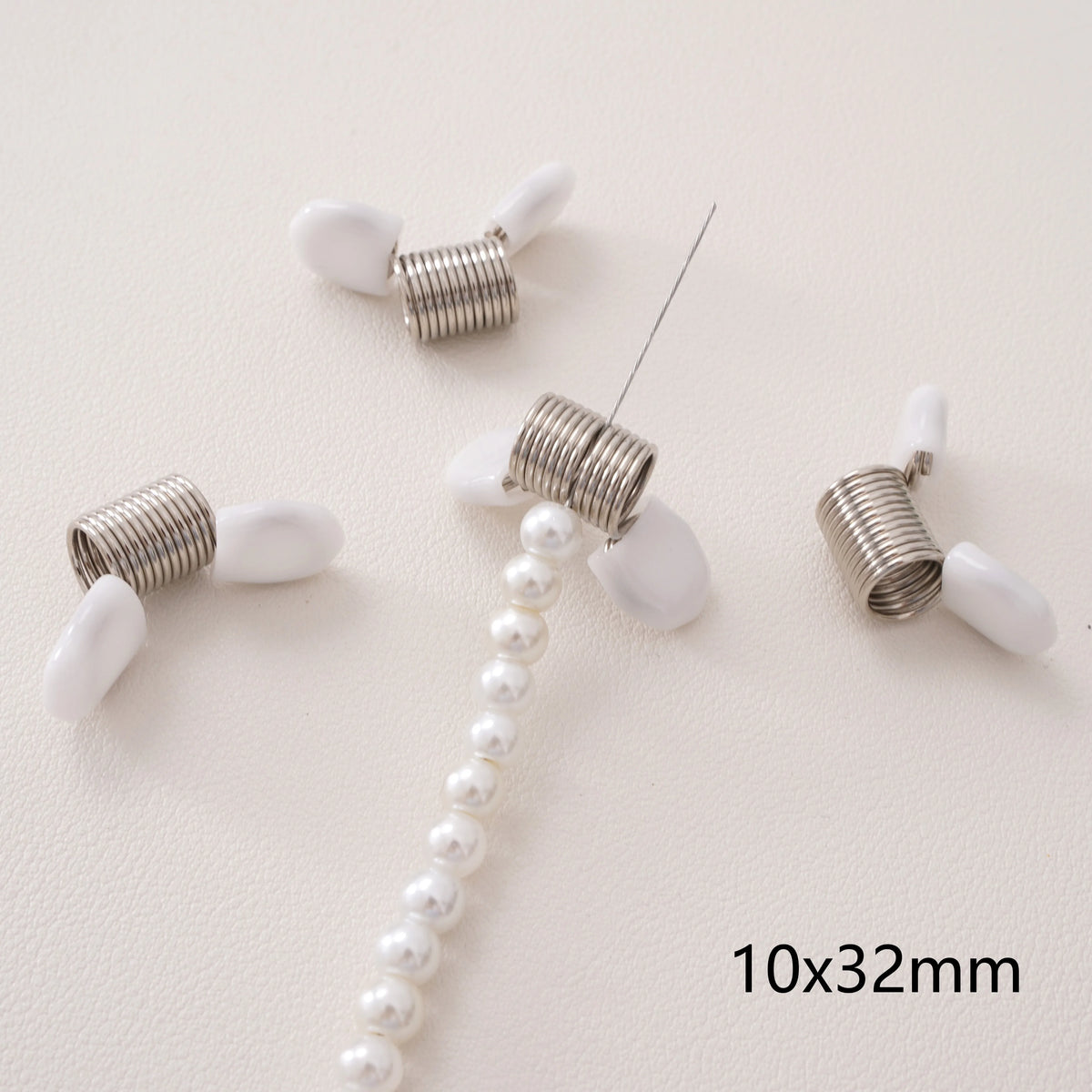 1pcs Bead Stopper Spring Clip Creative Bead Wire End Jewelry Making Tool DIY Bracelet Necklace Tool for Handmade Jewelry - 1p