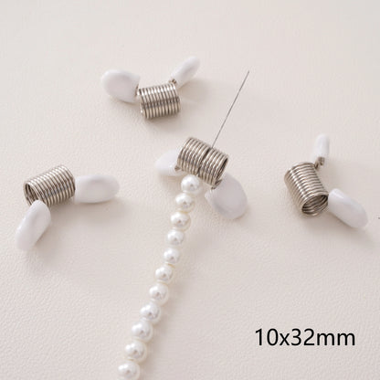 1pcs Bead Stopper Spring Clip Creative Bead Wire End Jewelry Making Tool DIY Bracelet Necklace Tool for Handmade Jewelry - 1p