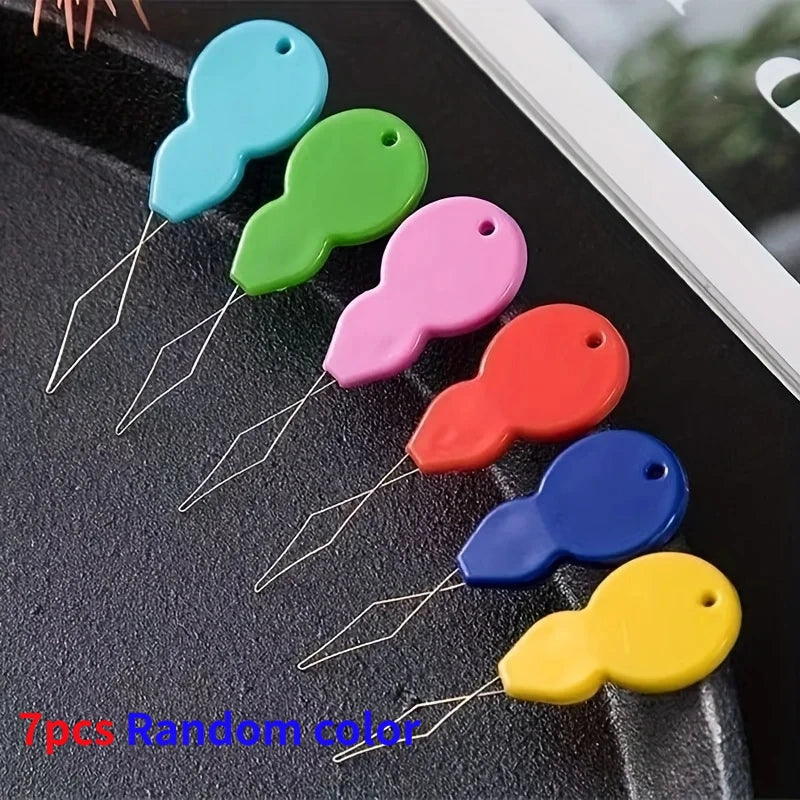 Plastic Needle Thread - Easy Threading For Hand Sewing, Handmade, Knitted, Quilted, Automatic Thread Needles Sewing Tools Thr