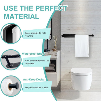 Kitchen Paper Towel Holder Adhesive Tissue Hanger Toilet Roll Paper Dispenser Cabinet Storage Napkin Rack Bathroom Accessorie