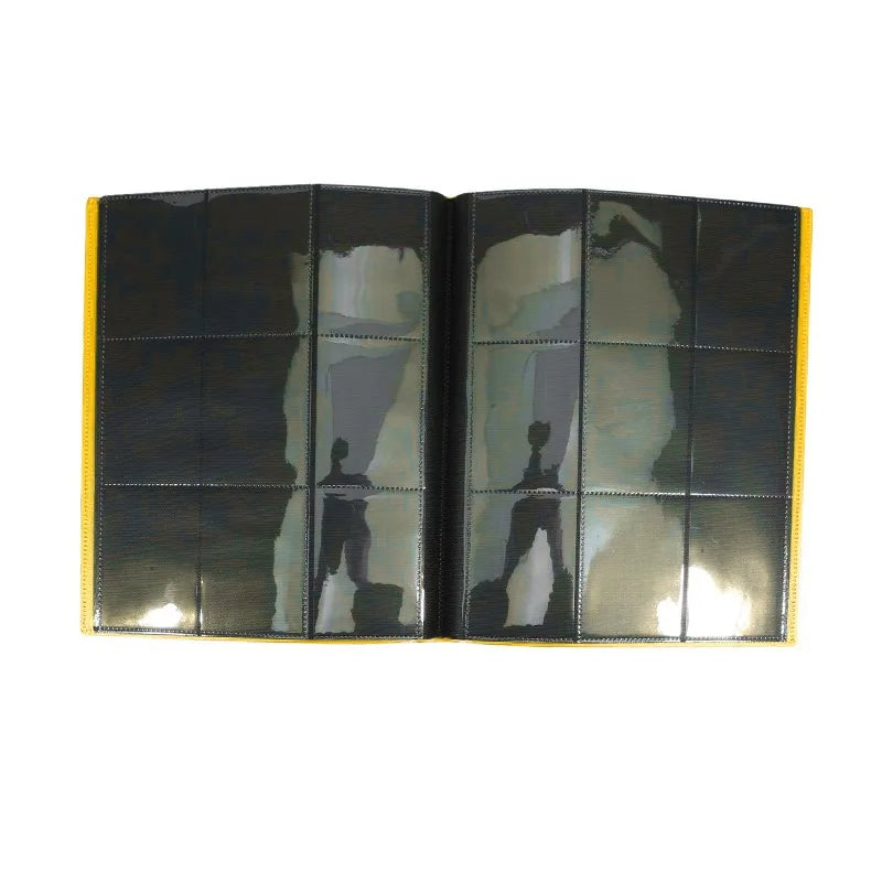 Collectible Card Binder Album 160/360/480 Card Holder 4/9/12 Grids Card Binder Album Large-capacity Card Binder Notebook - ye