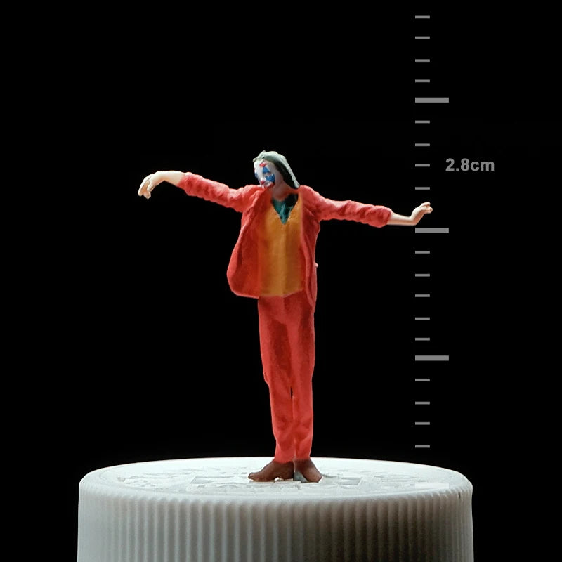 Resin Diorama 1:64 Scale Miniature Figures Garage Scenes Minifigures Model Kit DIY Craft Toys Anime Figure Collectib - C
