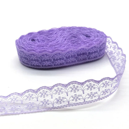 10 Yards High Quality Beautiful White Lace Ribbon Tape 22MM Lace Trim DIY Embroidered For Sewing Decoration African Lace Fabr
