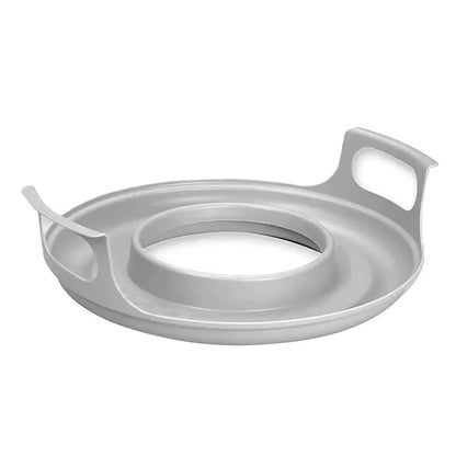 New Anti-deformed Microwave Plate Tray Home Cooking Supplies PP Microwave Plates Holder For Bowls, Easy to Clean Steam Holder