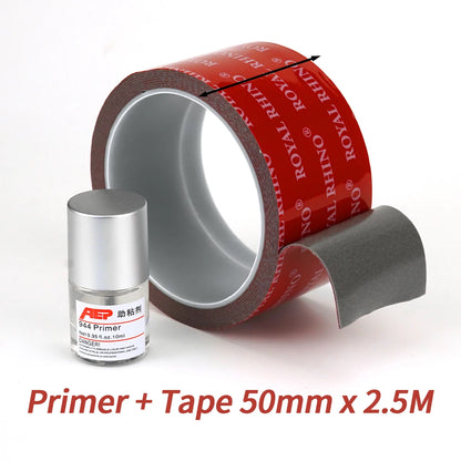 ADHESION PROMOTER + DOUBLE SIDED TAPE = BEST BUDDIES EVER 944 Primer Acrylic Foam Tape Increase Viscosity 80% - Primer 50mm t