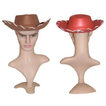 1PC Children's Cowboy Hat Halloween Carnival Party COSPLAY Stereotypes Hat Men's Large Brim Decorative Bowler Hat