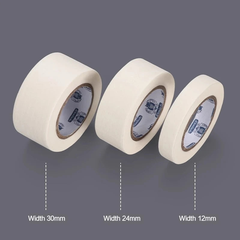 Watercolor Masking Washi Tape for Oil Painting Sketch Artist Paper Fixation Textured Paper Art Supplies 12/24/30mm