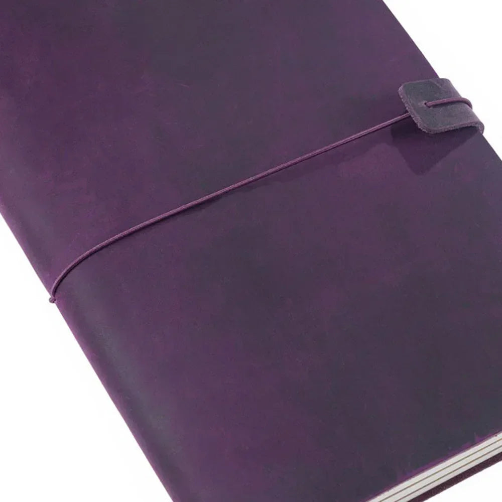 Moterm 100% Genuine Leather Notebook Handmade Vintage Cowhide Diary Journal Sketchbook Planner TN Travel Notebook Cover